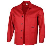 Qualitex - Veste de Travail Classique BW 270 - Plusieurs Couleurs - Flamme Rouge, 52