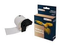 QUALITONER 1 Rouleau DK11209 Petite étiquette d'adresse Compatible pour Brother 29x62 mm Lot de 800 Noir sur Blanc