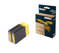 QUALITONER - 2 Cartouche Compatible pour Canon 1500 XL 1500XL Jaune pour Canon Maxify MB 2000 Series MB 2050 MB 2100 Series MB 2150 MB 2155 MB 2300 Se