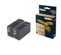 QUALITONER - 2 Cartouche Compatible pour Canon 1500 XL 1500XL Noir pour Canon Maxify MB 2000 Series MB 2050 MB 2100 Series MB 2150 MB 2155 MB 2300 Ser