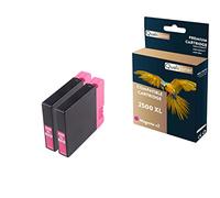 QUALITONER - 2 Cartouche Compatible pour Canon 2500 XL 2500XL Magenta pour Canon Maxify MB 5000 Series MB 5050 MB 5100 Series MB 5150 MB 5300 Series M