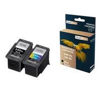 QUALITONER - 2 Cartouche compatible pour CANON 540 XL + 541 XL 540XL + 541XL Noir + Couleur pour Canon Pixma MG 2100 Series MG 2250 MG 3100 Series MG Noir G