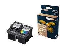 QUALITONER - 2 Cartouche Compatible pour Canon PG-540 XL + CL-541 XL PG-540XL + CL-541XL Noir + Couleur pour Canon Pixma MG 2100 Series MG 2250 MG 310