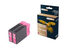 QUALITONER - 2 Cartouche Compatible pour Canon PGI1500 XL PGI 1500XL Magenta pour Canon Maxify MB 2000 Series MB 2050 MB 2100 Series MB 2150 MB 2155 M