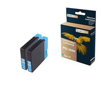 QUALITONER - 2 Cartouche Compatible pour Canon PGI2500 XL PGI 2500XL Cyan pour Canon Maxify MB 5000 Series MB 5050 MB 5100 Series MB 5150 MB 5300 Seri