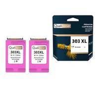 QUALITONER - 2 Cartouche compatible pour HP 303CL XL 303CLXL Couleur pour HP Tango Envy Photo 6200 Series Photo 6230 Photo 6232 Photo 6234 Photo 7100 Couleur G
