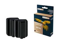 QUALITONER - 2 Cartouche Compatible pour HP 363 XL 363XL Noir pour HP PhotoSmart 3100 Series 3110 3200 Series 3210 3300 Series 3310 8250 PhotoSmart C