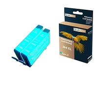 QUALITONER - 2 Cartouche Compatible pour HP 364 XL 364XL Cyan pour HP DeskJet 3070 A 3070 Series 3520 e-All-in-One 3524 OfficeJet 4610 4620 4622 Photo
