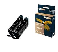 QUALITONER - 2 Cartouche Compatible pour HP 364 XL 364XL Photo Black pour HP DeskJet D 5400 Series 5445 5460 OfficeJet 7515 PhotoSmart 7510 e-All-in-O