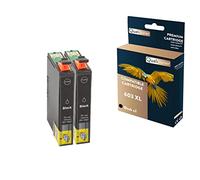 QUALITONER - 2 Cartouches Compatible pour EPSON 603 XL 603XL Noir (Etoile de mer) pour Epson Expression Home XP-2100 XP-2105 XP-3100 XP-3105 XP-4100 X