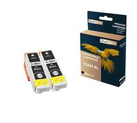 QUALITONER - 2 Cartouches Compatible pour EPSON T2621 XL T2621XL Noir (Ours) pour Epson Expression Premium XP-510 XP-520 XP-600 XP-605 XP-610 XP-620 X