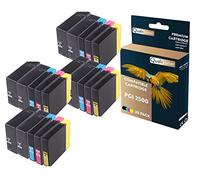 QUALITONER - 20 Cartouche Compatible pour Canon PGI2500 XL PGI 2500XL Noir (x8) + Cyan (x4) + Magenta (x4) + Jaune (x4) pour Canon Maxify MB 5000 Seri