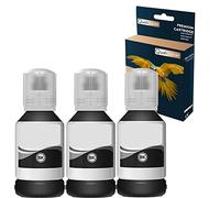 QUALITONER - 3 Bouteille d'encre Compatible 111 Noir 120 ML pour EPSON EcoTank ET-M1100 EcoTank ET-M1120 EcoTank ET-M1140 EcoTank ET-M1170 EcoTank ET-