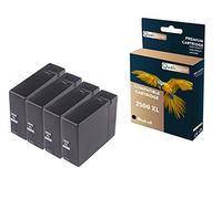 QUALITONER - 4 Cartouche Compatible pour Canon 2500 XL 2500XL Noir pour Canon Maxify MB 5000 Series MB 5050 MB 5100 Series MB 5150 MB 5300 Series MB 5
