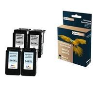 QUALITONER - 4 Cartouche compatible pour CANON 545 XL (x2) + 546 XL (x2) 545XL (x2) + 546XL (x2) Noir + Couleur pour Canon Pixma MG 3000 Series MG 300 G