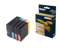 QUALITONER - 4 Cartouche Compatible pour Canon PGI2500 XL PGI 2500XL Noir + Cyan + Magenta + Jaune pour Canon Maxify MB 5000 Series MB 5050 MB 5100 Se