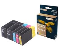 QUALITONER - 5 Cartouche Compatible pour Canon PGI1500 XL PGI 1500XL Noir (x2) + Cyan + Magenta + Jaune pour Canon Maxify MB 2000 Series MB 2050 MB 21