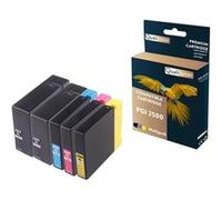 QUALITONER - 5 Cartouche compatible pour CANON PGI2500 XL PGI 2500XL Noir (x2) + Cyan + Magenta + Jaune pour Canon Maxify MB 5000 Series MB 5050 MB 51 Noir G