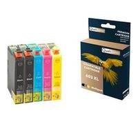 QUALITONER - 5 Cartouche compatible pour EPSON 603 XL 603XL Noir (x2) + Cyan + Magenta + Jaune pour Epson Expression Home XP-2100 XP-2105 XP-3100 XP-3 Noir G