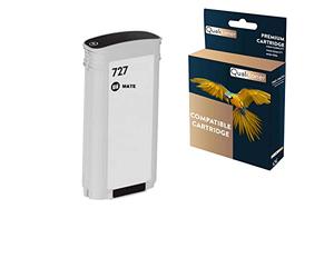 QUALITONER Cartouche pour HP 727 B3P22A C1Q12A Compatible pour HP Mat Noir x 1