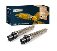 QUALITONER - Toner x2 841550 841299 Noir Compatible pour Aficio MP-C 300 Aficio MP-C 300HT Aficio MP-C 300HW Aficio MP-C 300SR Aficio MP-C 400 Aficio MP-C 401 Aficio MP-C 401SP Aficio MP-C 401SPF AFI