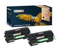 QUALITONER - Toner x2 841887 Noir Compatible pour Lanier MP 401 402 SPF Ricoh Aficio MP 401 SPF 402 SPF Aficio SP 4520 dn 401 SPF 402 SPF SP SP 4520 dn