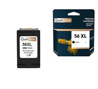 QUALITONER - x1 Cartouche Compatible pour HP 56 XL 56XL (C6656AE) compatibles HP HP PhotoSmart 7100 7150 7200 7260 7300 7345 7350 7400 7450 7459 7550