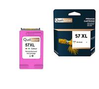 QUALITONER - x1 Cartouche Compatible pour HP 57 XL 57XL (C6657AE) compatibles HP HP OfficeJet 4100 4105 4110 4115 4200 4212 4214 4215 4219 4250 4251 4