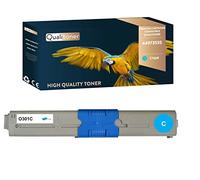 QUALITONER - x1 Toner - 44973535 Cyan - Compatible pour OKI C301 OKI C301dn OKI C321 OKI C321dn MC332dn OKI MC342dn OKI MC342dnw OKI MC342w OKI MC342dw