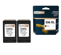 QUALITONER - x2 Cartouches compatibles pour HP 336 XL 336XL (C9362EE) compatibles HP 2500 2570 2575 2575xi 7800 7850 7850 7850V 7850XI 3100 3110 3125