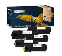 QUALITONER - x5 Toners - 593-10312 (Noir x2 + Cyan + Magenta + Yellow) - Compatible pour Dell 2130cn 2135cn