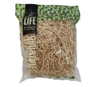 Quality Growers The Habitat Life - Excelsior naturel découpé en ruban - pour oiseaux, hamsters, gerbilles, rats et autres petits mammifères - Doux et absorbant - Fibre de bois - Sans colorant et sans