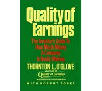 Quality of Earnings by Thornton L. O'glove(1998-10-01)