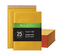 Quality Park Grandes enveloppes d'expédition à bulles 10,5 x 15 cm, Kraft brun durable, fermeture à bande adhésive Redi-strip (QUA85763)