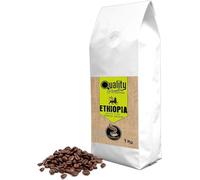 Quality Roasters Coffees. Café en grains torréfié de spécialité. Origine unique Ethiopie Sidamo. Processus : Lavé. Torréfié moyenne. Torréfaction artisanale. (1 Kg)