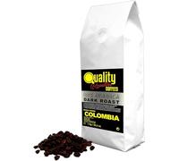 Quality Roasters Coffees. Grains de café naturels. Rôti Noir. 100% Arabica. Origine unique Colombie. Rôti à la main. Torréfaction Foncée. (1000.00, Grammes)