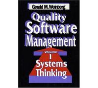Quality Software Management: Systems Thinking – Wiley-VCH