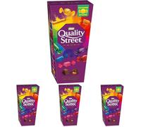 Quality Street - Assortiment Bonbons Chocolat et Caramel - Ballotin 265g (Lot de 4)