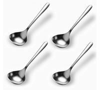 Qualizon Cuillère à soupe en acier inoxydable 18/8 6.7inch Argenté