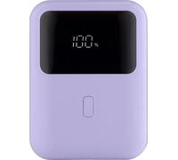 QUALO Powerbank 10000 mAh Mini avec LED 20W en lilas - QPB10-LD-20-09