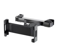 QUALO QUS-T-BS-01 Support d'appui-tête pour voiture, réglable, pivotant, noir, QUS-T-BS-01
