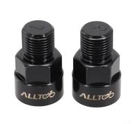 Qualoramall 1 paire d'adaptateurs de pédales de vélo en alliage d'aluminium convertit les manivelles de 9/16" en pédales de 1/2" pour VTT, vélos pliables, vélos de course