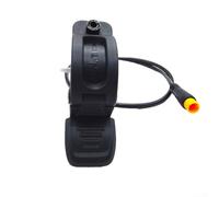 Qualoramall Accélérateur M8 300X pour scooter électrique E-Bike guidon 22 mm 12 V-72 V Capteur Hall Accélérateur Noir (SM Y-end)