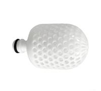 Qualoramall Arroseur de jardin blanc avec tête à bulle à débit doux pour pelouse, parterre de fleurs, plantation de légumes, diffuseur d'irrigation pour tuyau d'extérieur, 78,7 cm