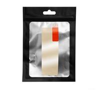 Qualoramall Bande de protection pour raquette de pickleball - 750 mm - Protection des bords pour raquette de 14 mm - Bande résistante aux chocs pour éviter les rayures et les bosses - Noir transparent