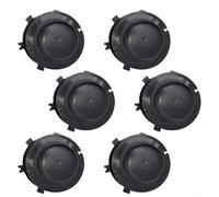 Qualoramall Bobine Fil Nylon 6pcs pour Tap and Go Alésage 25mm pour Durable | Compatible FS44 FS55 pour fs80, filetage pour m10/M8, montage rapide, plastique dur, usage intensif
