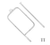 Qualoramall Brûleur en acier inoxydable de rechange pour barbecue Weber Q300 Q320 Q3000 Q3200 avec boulons de fixation (A)