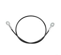 Qualoramall Câble métallique de rechange pour escalier - 805 mm de long et 5 mm de diamètre - Câble en acier de rechange pour machine d'escalade - Équipement de gym à domicile - Noir