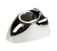 Qualoramall Capuchon de poignée de porte de voiture avant et extérieur plaqué chrome ABS pour poignée de porte avant 735607049 6AQ85SZ0AA pour Fiat 500X 2016-2021