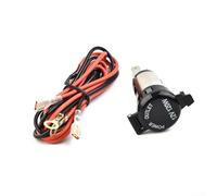 Qualoramall Chargeur de voiture double USB 12 V avec adaptateur secteur 120 W et câble de 100 cm, housse étanche, compatible avec GPS, téléphones portables, lecteurs MP3, Mo